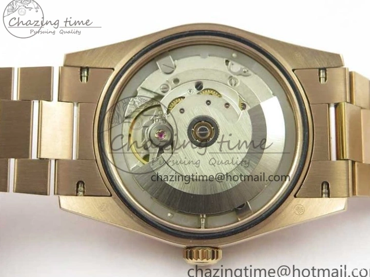 Best Bp RG Crystral 36 Edition 128239 on MOP Bracelet RG President Markers Dial Day-Date Maker White 0319